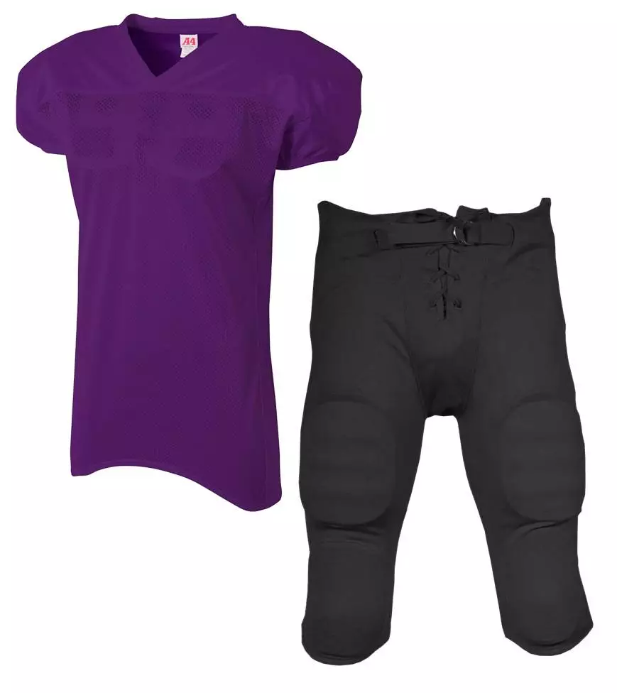 A4 Nickelback Youth/Adult Football Uniform With Integrated Pants Royal 9 A4 Nickelback Youth/Adult Football Uniform With Integrated Pants Royal - Image 9