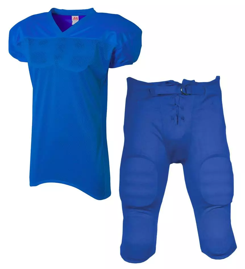 A4 Nickelback Youth/Adult Football Uniform With Integrated Pants Royal 10 A4 Nickelback Youth/Adult Football Uniform With Integrated Pants Royal - Image 10