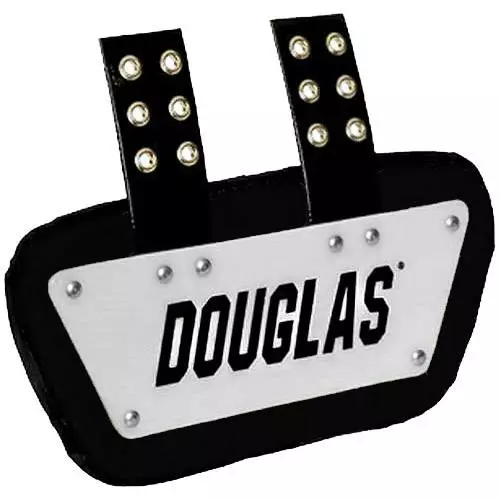 Douglas Custom Pro CP Series Removable Football Back Plate - 4 Inch White/Royal 2 Douglas Custom Pro CP Series Removable Football Back Plate - 4 Inch White/Royal - Image 2
