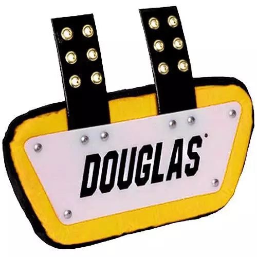 Douglas Custom Pro CP Series Removable Football Back Plate - 4 Inch White/Royal 3 Douglas Custom Pro CP Series Removable Football Back Plate - 4 Inch White/Royal - Image 3
