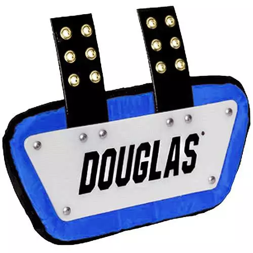 Douglas Custom Pro CP Series Removable Football Back Plate - 4 Inch White/Royal 6 Douglas Custom Pro CP Series Removable Football Back Plate - 4 Inch White/Royal - Image 6