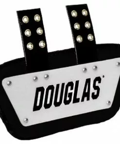 Douglas Custom Pro CP Series Removable Football Back Plate - 6 Inch White/Royal