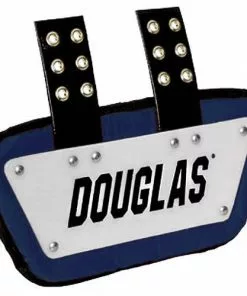 Douglas Custom Pro CP Series Removable Football Back Plate - 6 Inch White/Royal -Deals football Store 628 acbp6 whitenavy mainProductImage FullSize