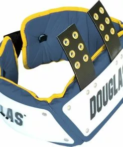 Douglas Custom Pro Football Adjustable Rib Protector Combo - 4 inch Navy/Gold -Deals football Store 628 acrib4 navygold mainProductImage FullSize
