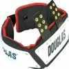 Douglas Custom Pro Football Adjustable Rib Protector Combo Red/Black