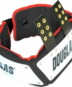 Douglas Custom Pro Football Adjustable Rib Protector Combo Red/Black
