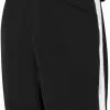 Adams Football Officials Shorts - Black / White Stripe Black/White