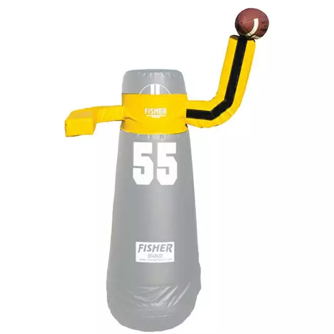 Fisher Pop-Up Football Dummy Detachable Drop Back Arms - Left Gold 4 Fisher Pop-Up Football Dummy Detachable Drop Back Arms - Left Gold - Image 4
