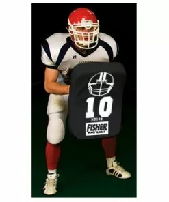 Fisher HD100 24" x 16" Curved Football Body Shield Red