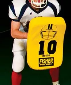 Fisher HD100 24" x 16" Curved Football Body Shield Red -Deals football Store 753 hd100 gold mainProductImage FullSize
