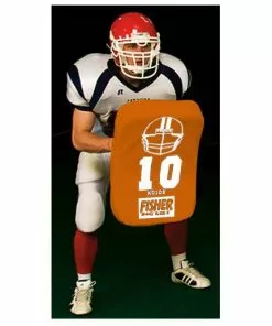 Fisher HD100 24" x 16" Curved Football Body Shield Red -Deals football Store 753 hd100 orange mainProductImage FullSize