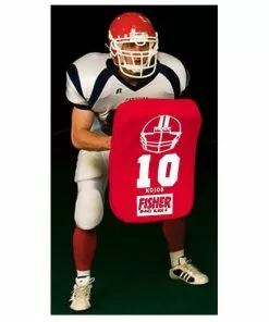 Fisher HD100 24" x 16" Curved Football Body Shield Red -Deals football Store 753 hd100 red mainProductImage FullSize