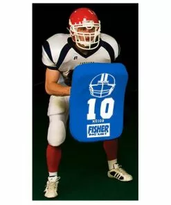 Fisher HD100 24" x 16" Curved Football Body Shield Red -Deals football Store 753 hd100 royal mainProductImage FullSize