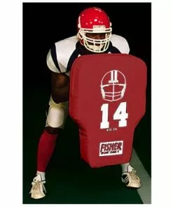 Fisher HD104 31" x 21" Contour Football Body Shield Maroon -Deals football Store 753 hd104 maroon mainProductImage FullSize