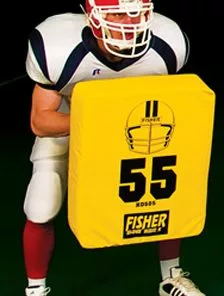 Fisher HD505 25" x 20" Rectangular Football Body Shield