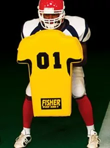 Fisher HD700 29" x 22" Man Shaped Football Body Shield