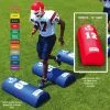 Fisher 42" x 16" x 12" Half Round Football Agility Dummy
