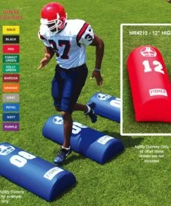 Fisher 42" x 16" x 12" Half Round Football Agility Dummy