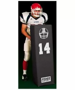 Fisher Dual Purpose 50" x 14" Square Football Blocking Dummy Kelly Green