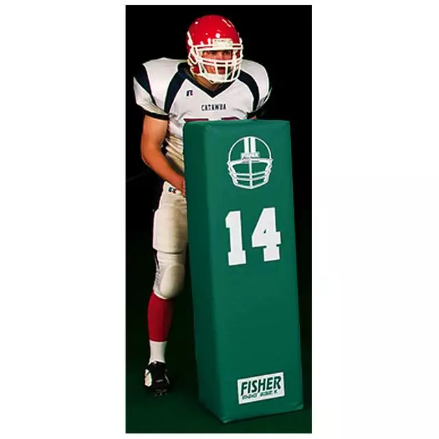 Fisher Dual Purpose 50" x 14" Square Football Blocking Dummy Kelly Green 5 Fisher Dual Purpose 50" x 14" Square Football Blocking Dummy Kelly Green - Image 5