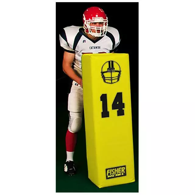 Fisher Dual Purpose 50" x 14" Square Football Blocking Dummy Kelly Green 3 Fisher Dual Purpose 50" x 14" Square Football Blocking Dummy Kelly Green - Image 3