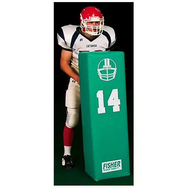 Fisher Dual Purpose 50" x 14" Square Football Blocking Dummy Kelly Green 6 Fisher Dual Purpose 50" x 14" Square Football Blocking Dummy Kelly Green - Image 6