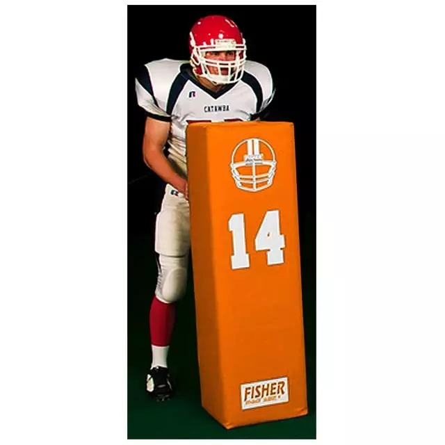 Fisher Dual Purpose 50" x 14" Square Football Blocking Dummy Kelly Green 8 Fisher Dual Purpose 50" x 14" Square Football Blocking Dummy Kelly Green - Image 8