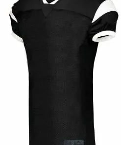 Augusta Youth/Adult Slant Custom Football Jersey Columbia/White -Deals football Store 82 9582 c blackwhite mainProductImage FullSize