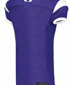 Augusta Youth/Adult Slant Custom Football Jersey Columbia/White -Deals football Store 82 9582 c purplewhite mainProductImage FullSize