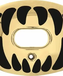 Battle Sports Oxygen Predator Chrome Lip Protector Mouthguard White/Black -Deals football Store 897 3mg0000 goldblack mainProductImage FullSize