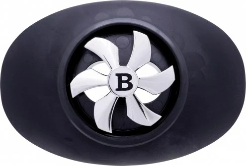 Battle Sports Spinner Lip Protector Mouthguard White/Black 1 Battle Sports Spinner Lip Protector Mouthguard White/Black