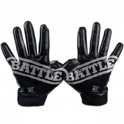 Battle Sports Doom 1.0 Youth Football Receiver Gloves Black 1 Battle Sports Doom 1.0 Youth Football Receiver Gloves Black