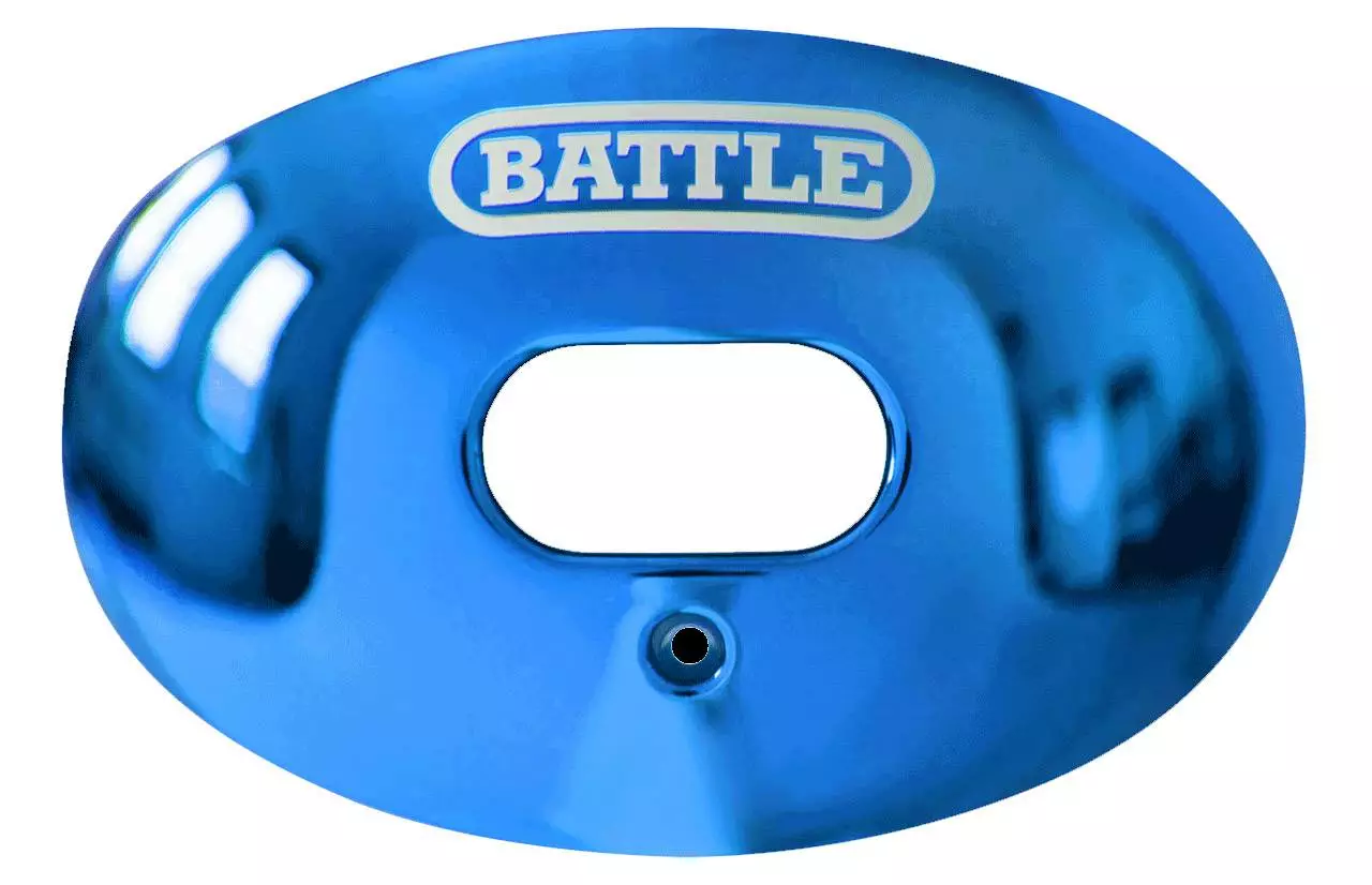 Battle Sports Oxygen Chrome Lip Protector Mouthguard Yellow 3 Battle Sports Oxygen Chrome Lip Protector Mouthguard Yellow - Image 3