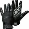 Battle Sports Triple Threat Adult Receiver Gloves Black