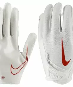 Nike Vapor Jet 7.0 Adult Football Gloves Grey/White/Metallic Gold -Deals football Store 966 3503 whitered l mainProductImage FullSize