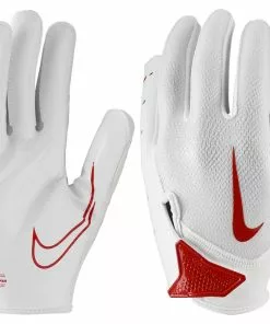 Nike Vapor Jet 7.0 Youth Football Gloves White/Black 8 Nike Vapor Jet 7.0 Youth Football Gloves White/Black -Deals football Store 966 3506 whitered l mainProductImage FullSize