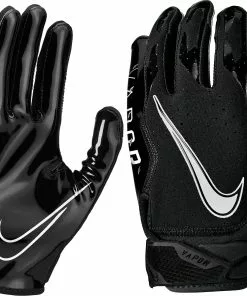 Nike Vapor Jet 6.0 Youth Football Gloves Navy/White -Deals football Store 966 n1000606 blackwhite l mainProductImage FullSize