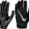 Nike Vapor Jet 6.0 Youth Football Gloves - Re-Packaged White/Black