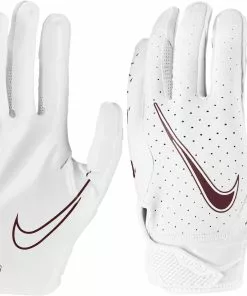 Nike Vapor Jet 6.0 Youth Football Gloves Navy/White -Deals football Store 966 n1000606 whitemaroon l mainProductImage FullSize