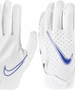 Nike Vapor Jet 6.0 Youth Football Gloves Navy/White -Deals football Store 966 n1000606 whiteroyal l mainProductImage FullSize