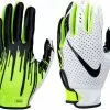 Nike Youth Vapor Jet 5.0 Football Gloves Olive/Olive/Chrome