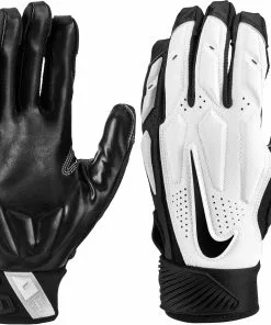 Nike D-Tack 6.0 Adult Football Lineman Gloves Navy/White/Chrome -Deals football Store 966 nfg21 whiteblack 3xl mainProductImage FullSize