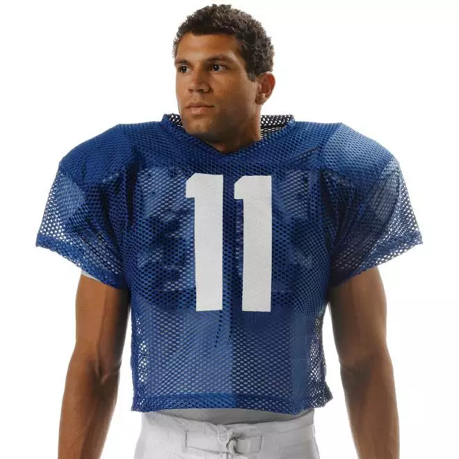 A4 All Porthole Adult/Youth Custom Practice Football Jersey Royal 1 A4 All Porthole Adult/Youth Custom Practice Football Jersey Royal