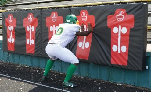 Fisher 4' x 16' Football Player Punch Pads 1 Fisher 4' x 16' Football Player Punch Pads