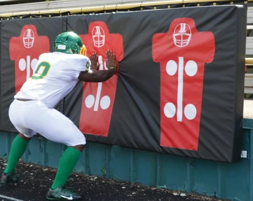 Fisher 4' x 8' Football Player Punch Pads 1 Fisher 4' x 8' Football Player Punch Pads