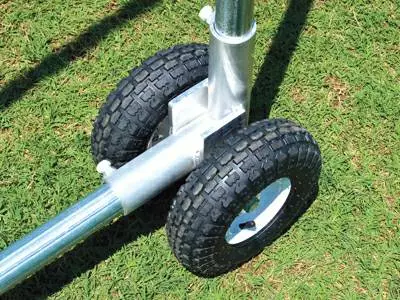 Fisher Portable High School Football Goal Post - Net / Targets / Uprights Set 3 Fisher Portable High School Football Goal Post - Net / Targets / Uprights Set - Image 3