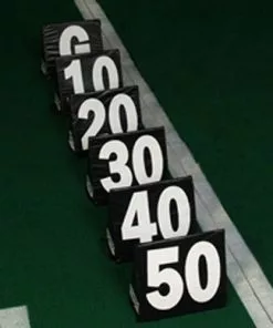 Fisher Triangular Football Side Line Markers - Black