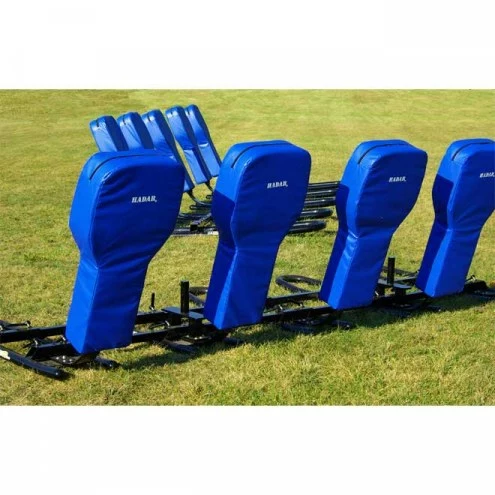 Hadar Athletic One Man Middle School Football Blocking Sled with Full Body Pad 1 Hadar Athletic One Man Middle School Football Blocking Sled with Full Body Pad