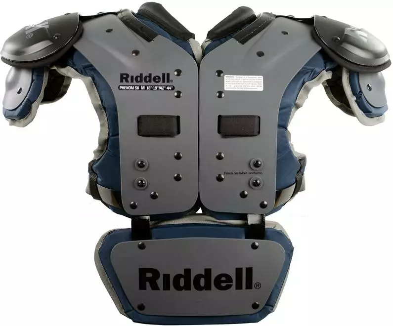 Riddell Phenom SK Adult Football Shoulder Pads - Skill Position 2 Riddell Phenom SK Adult Football Shoulder Pads - Skill Position - Image 2