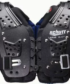 Schutt Mid Flex 4.0 All Purpose Youth Football Shoulder Pads Neon Green